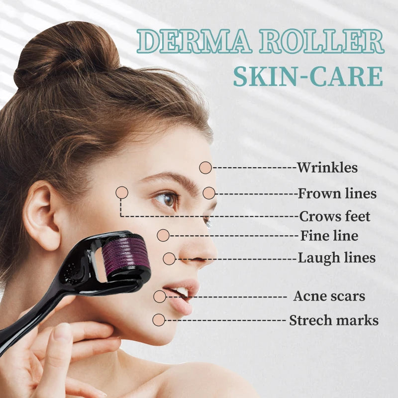 Titanium Microneedle Derma Roller 540 Pin Skin Tool