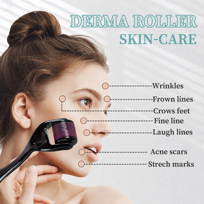 Titanium Microneedle Derma Roller 540 Pin Skin Tool