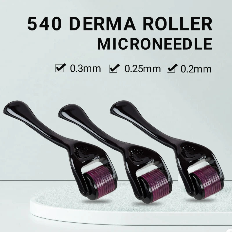 Titanium Microneedle Derma Roller 540 Pin Skin Tool