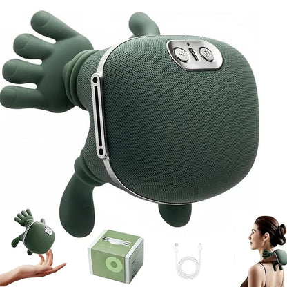 4D Bionic Wireless Neck & Shoulder Massager with Brushless Motor – Shiatsu Cervical Trapezius Kneading Massage Shawl