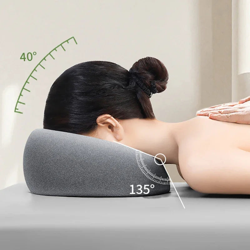 Face Down Massage Pillow – Prone Position Neck & Face Support Pillow for Massage Therapy, Comfort & Relaxation